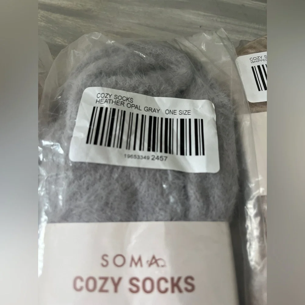 Soma cozy socks (4 pair) 1 of each color